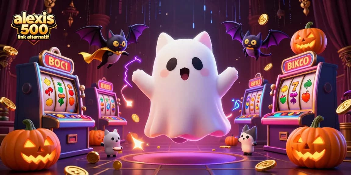 Experience thrilling gaming with alexis 500 link alternatif in this dynamic casino scene featuring vibrant characters and exciting elements.