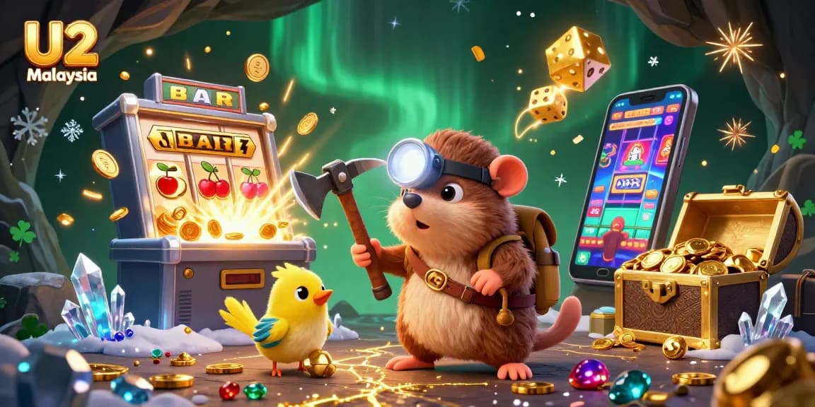 Experience exciting gameplay at U2 Malaysia with vibrant slot machines and treasure-filled adventures.