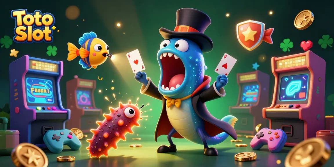Taruhan di Toto Slot dengan ikan gulper eel, ikan pemancing, dan mentimun laut yang beraksi di kasino digital.