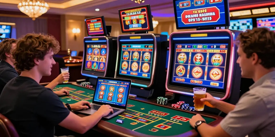 Engaging scene at credit card casinos with players using payments and enjoying gaming excitement in 2026.