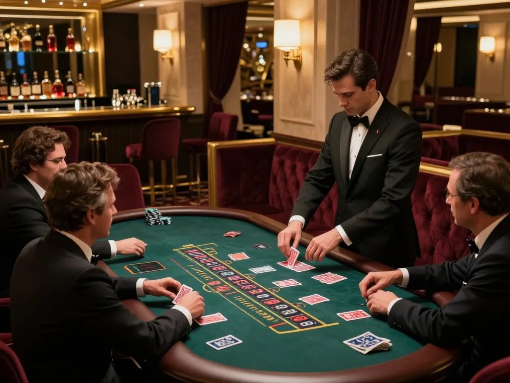 Exciting gameplay at a slot gacor 777 table with players engaged in high stakes betting.