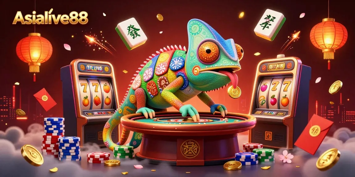 Experience the thrill of winning with Asialive88 in a vibrant casino scene full of action and excitement.