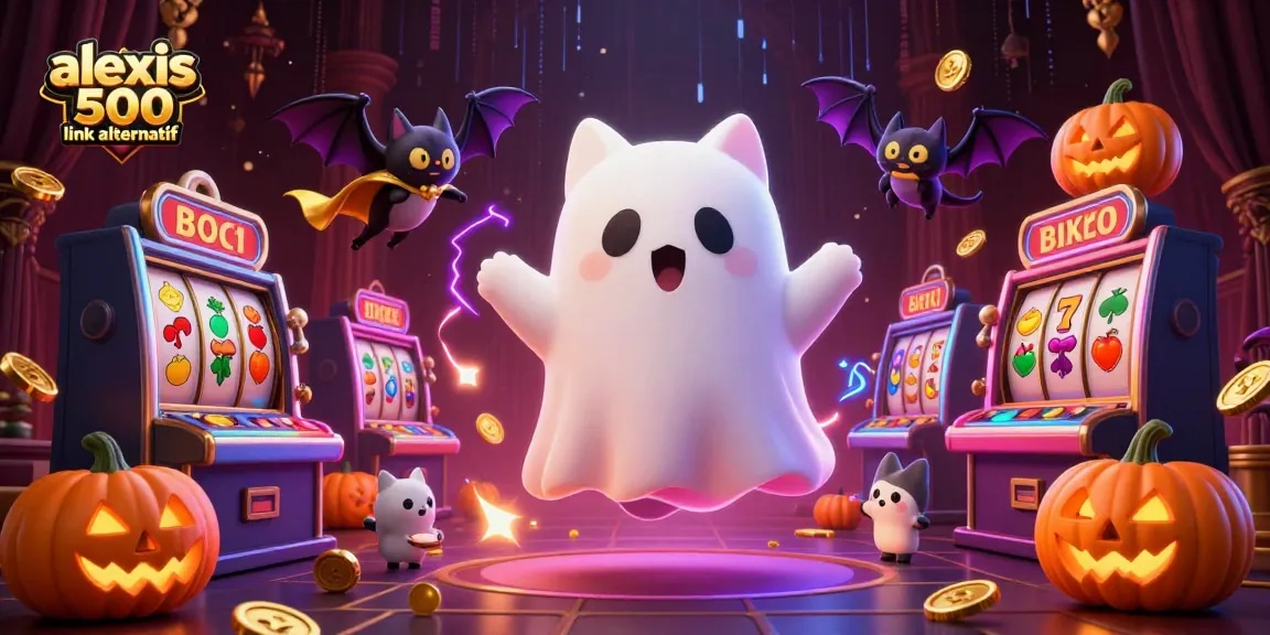 Experience thrilling gaming with alexis 500 link alternatif in this dynamic casino scene featuring vibrant characters and exciting elements.