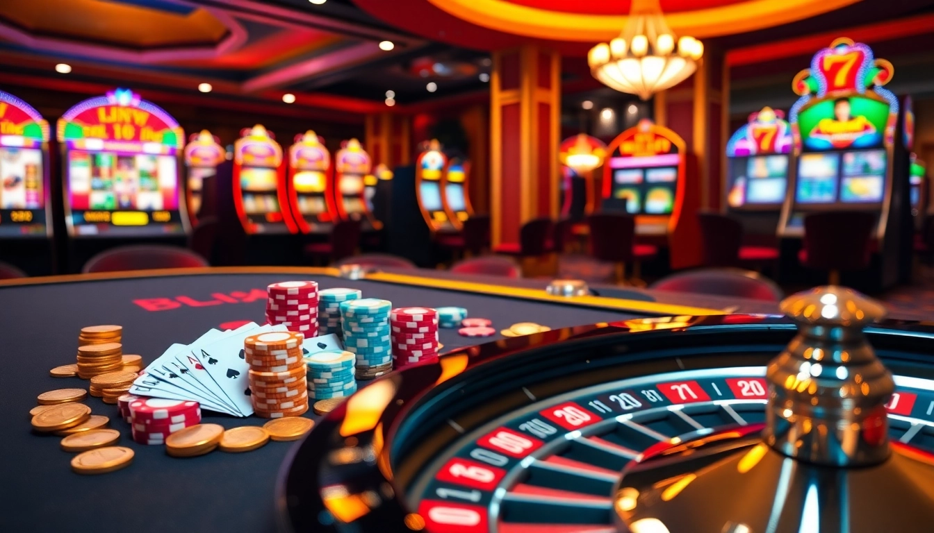Experience thrilling gaming opportunities at 68VIP.COM with a vibrant casino atmosphere.