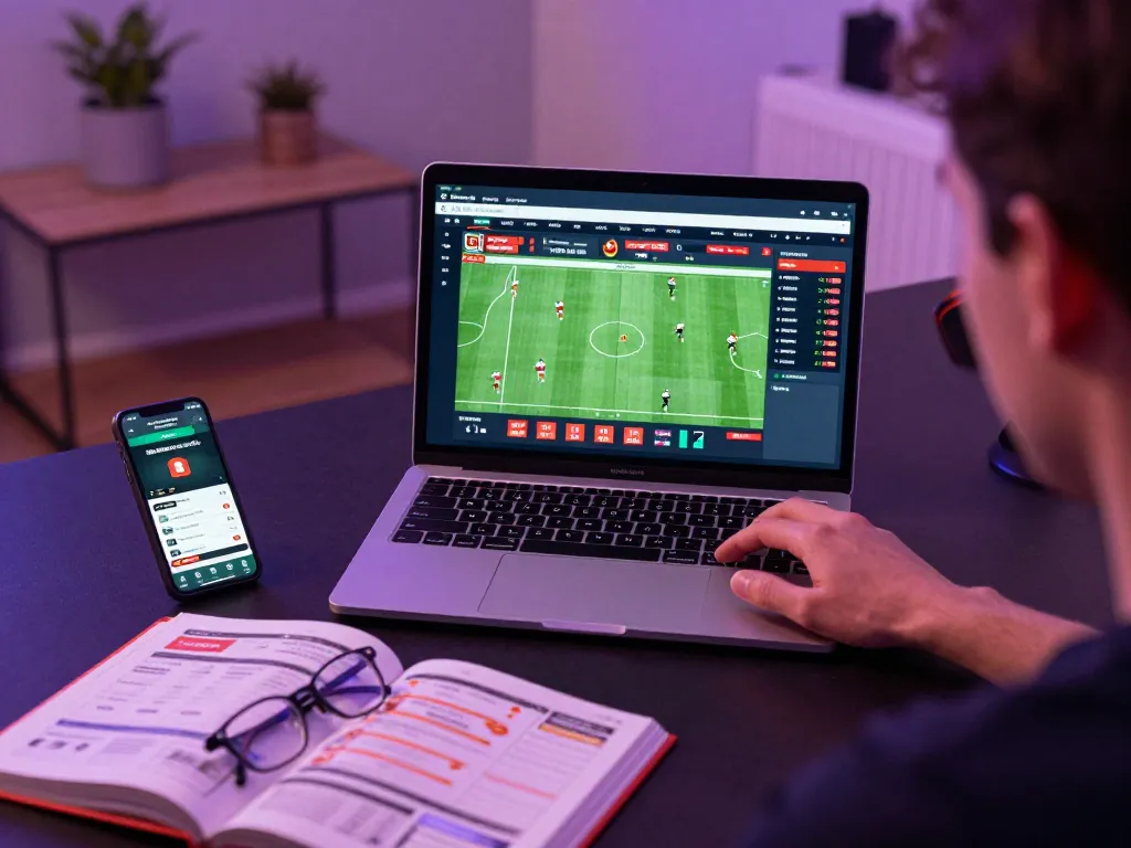 Engaging in mpo sport betting online with a dynamic gaming setup and real-time odds displayed