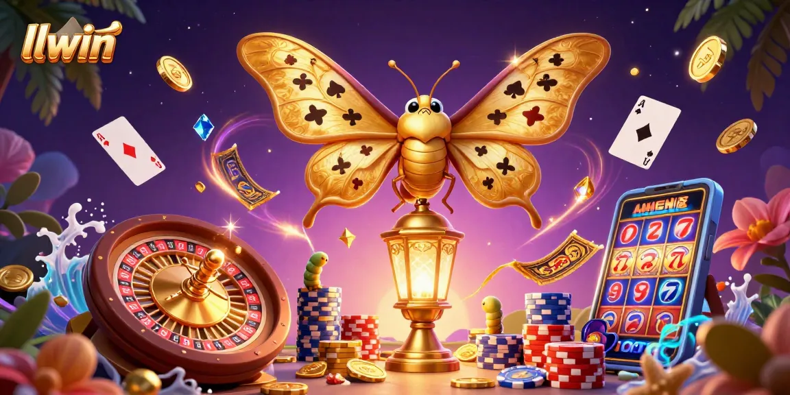 Experience thrills and wins at llwin with an enchanting casino scene featuring vibrant characters and gaming elements.