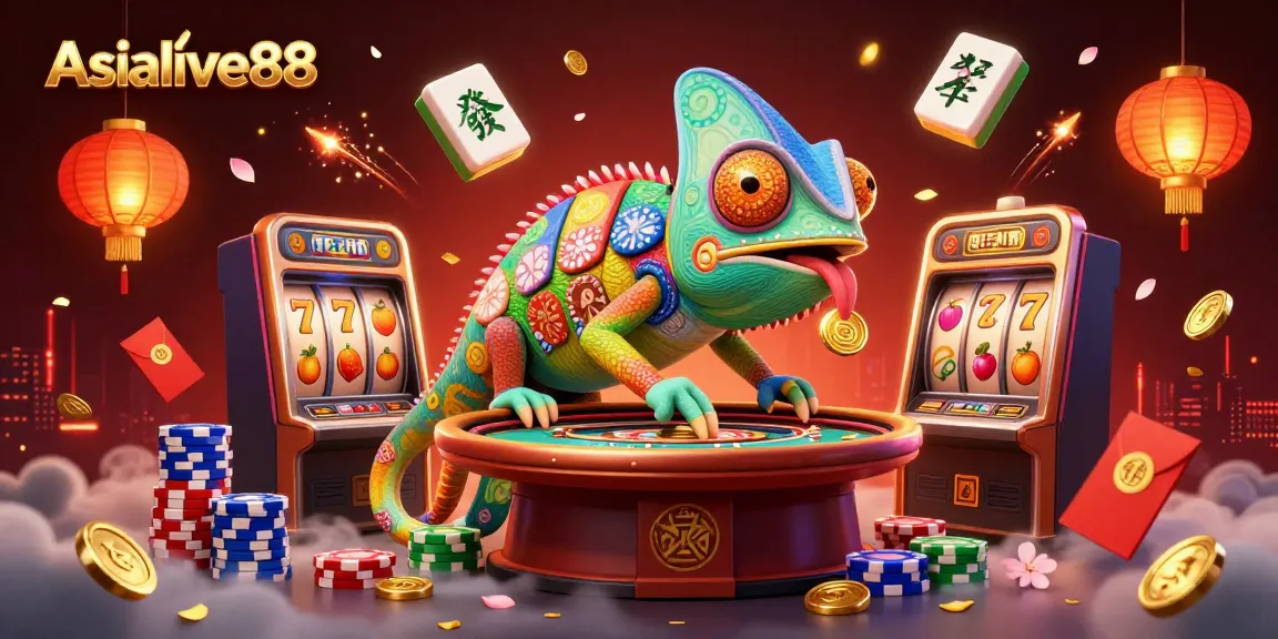 Experience the thrill of winning with Asialive88 in a vibrant casino scene full of action and excitement.