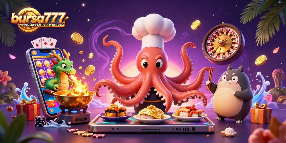 Witness the thrill of bursa777 rtp tinggi gacor hari ini terbaru 2026 with dynamic gaming characters and rich casino elements.