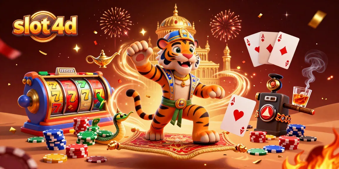 Engage with slot 4d excitement through vibrant design showcasing animated reels and lavish casino elements.