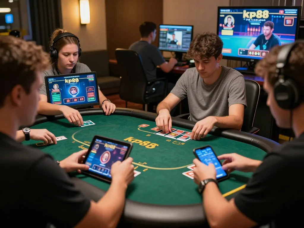 Engaging players participating in a kp88 game session online, showcasing dynamic gameplay and strategy.
