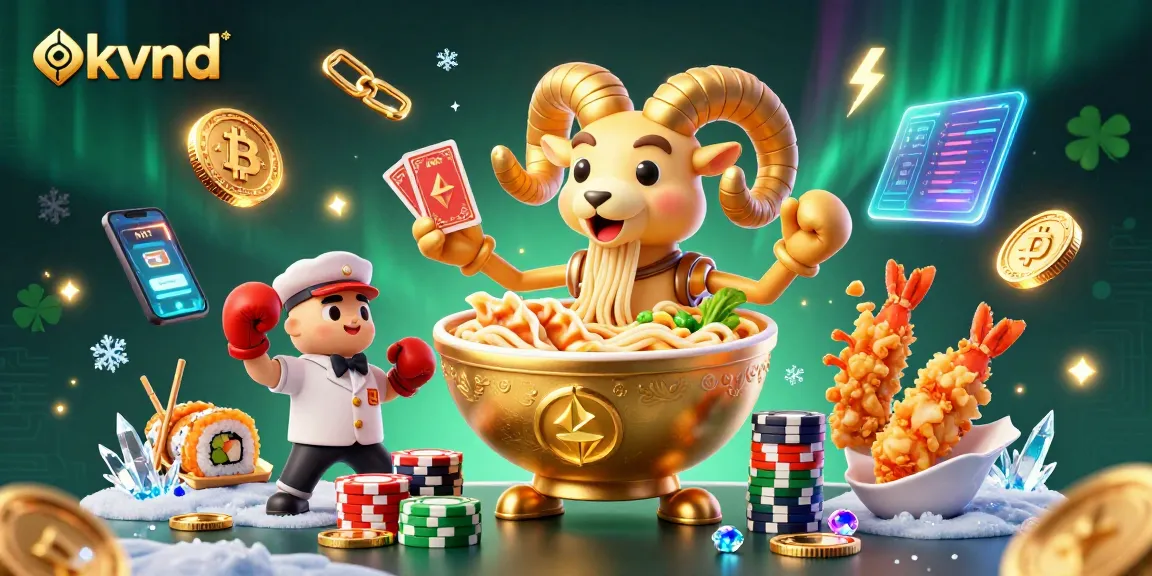 Win big with okvnd at a vibrant casino scene featuring exciting gaming elements and animated characters.
