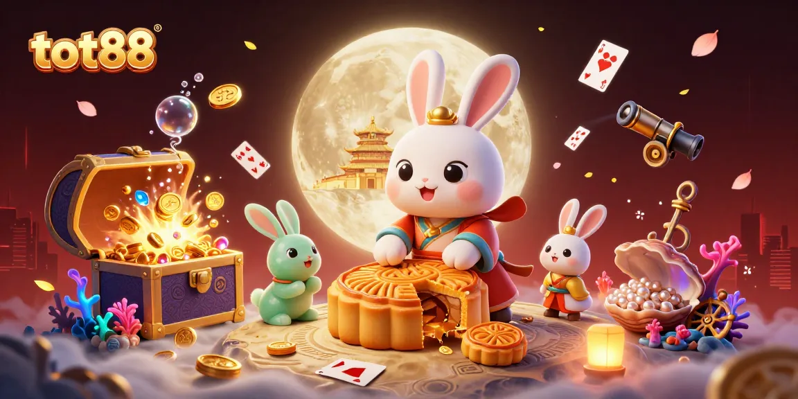 Experience the thrill of tot88 with vibrant casino elements and captivating characters in a dazzling scene.