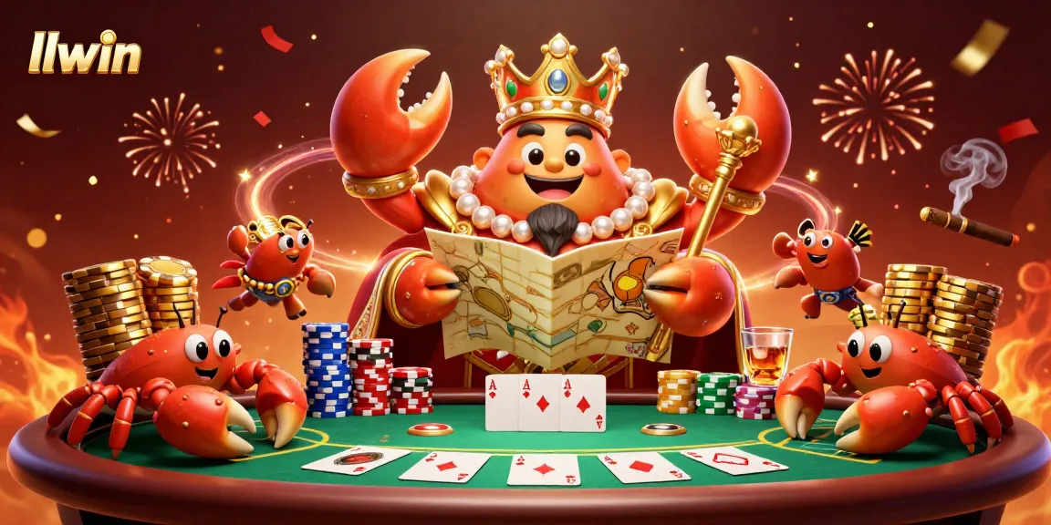 Experience the thrill of winning at llwin, where golden crab emperor and chip-carrying hermits bring vibrant casino action to life!