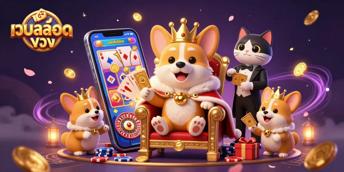 Engage with เว็บสล็อตตรง through vibrant slot games and royal 3D cartoon characters.