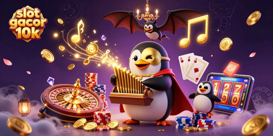 Catch exciting wins at slot gacor modal 10k in a vibrant casino fantasy scene.