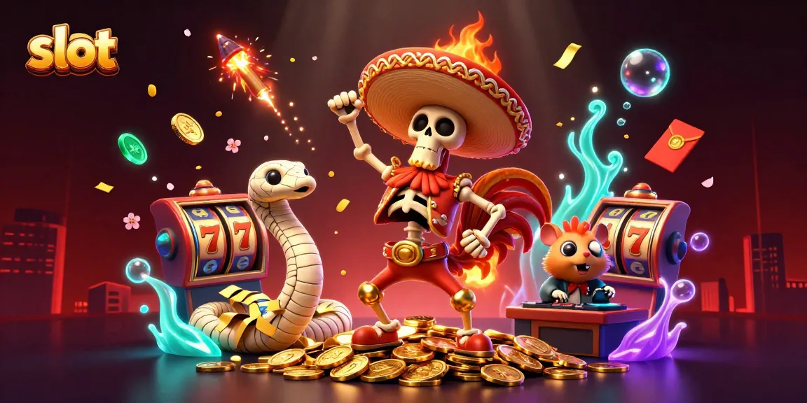 Spin the slot reels with excitement as the animated characters celebrate a grand jackpot.