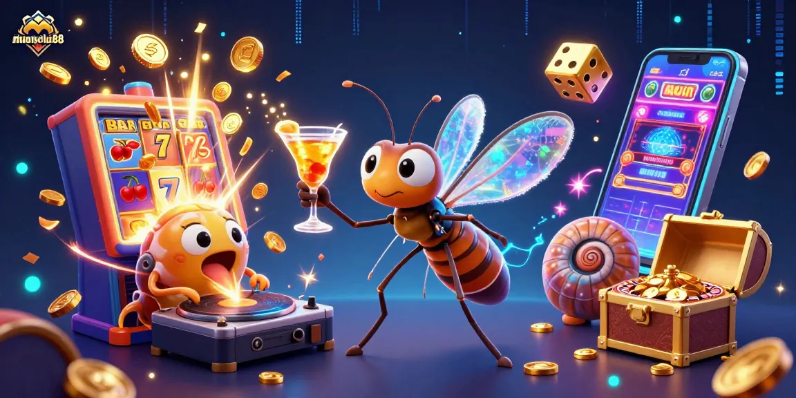 Experience the thrill of winning with menangclub88’s vibrant casino illustration featuring a narrative of adventure and excitement.