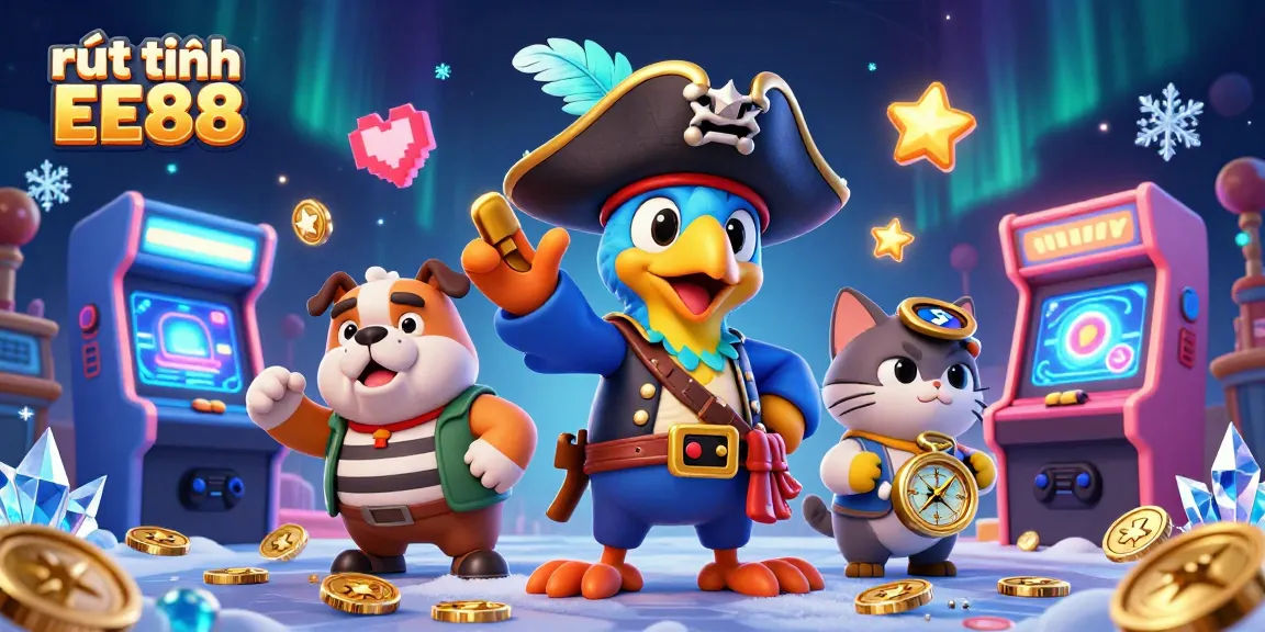 Experience exciting rút tiền EE88 with colorful game elements and casino adventure!